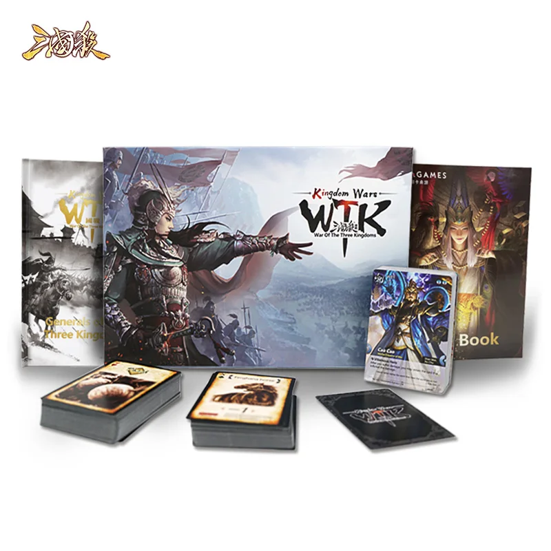 War Of The Three Kingdoms Standard Edition / National War Edition supports English and German casual party table game cards