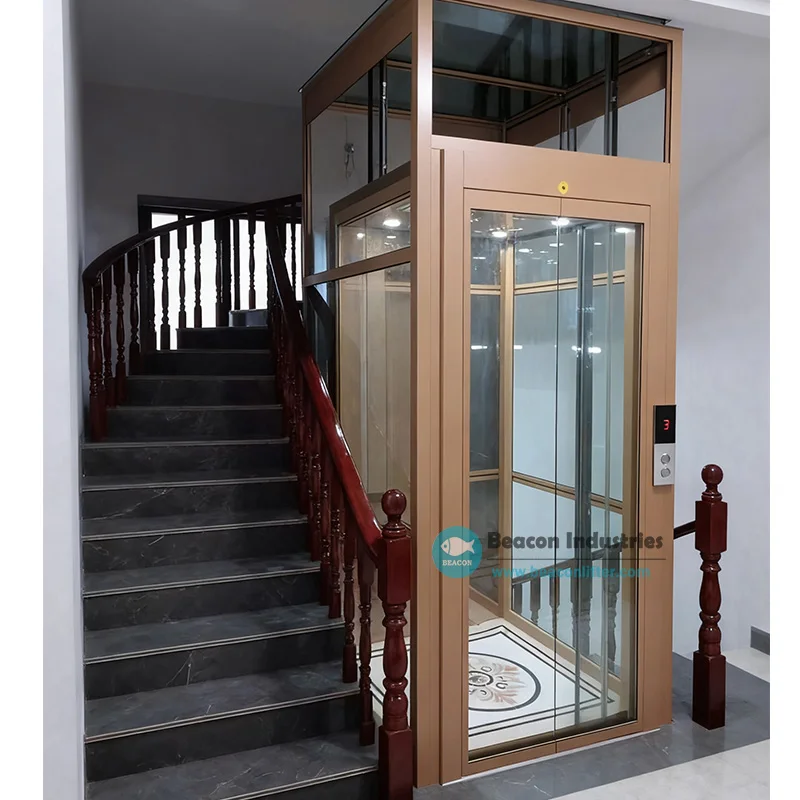Lift rumah pribadi kecil, lift hunian senyap, lift hidrolik elektrik, lift rumah untuk penyandang disabilitas, lift kecil