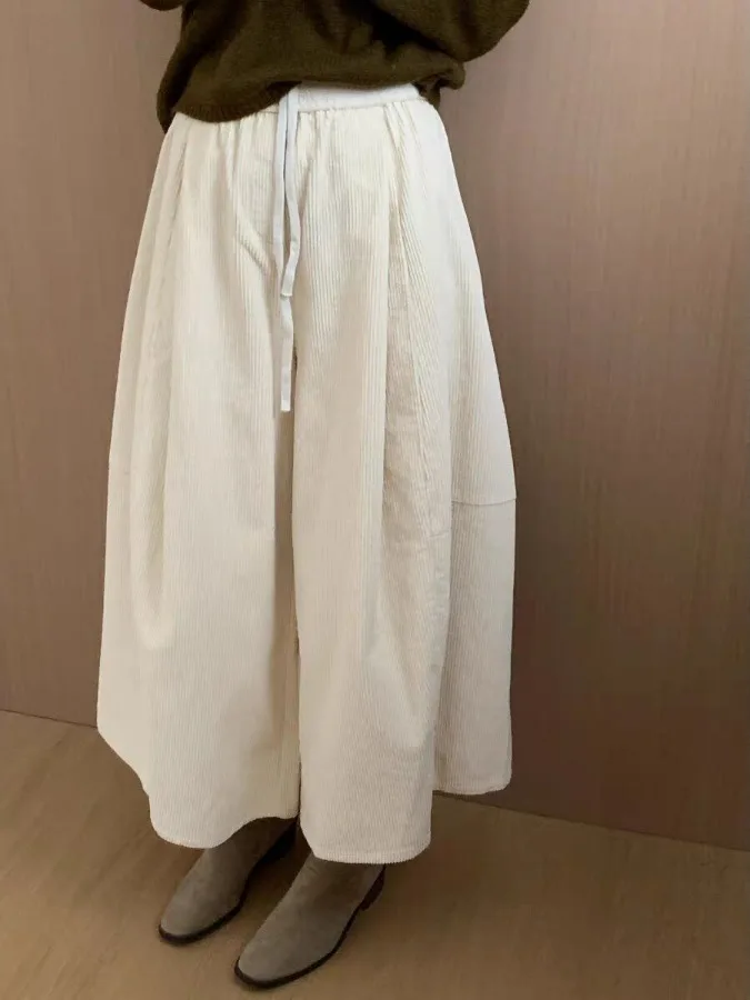   اللون المرقعة سروال قصير واسعة الساق السراويل كبيرة الحجم المرأة Dstring مرونة الخصر عادية التخسيس ثمانية عشر السراويل