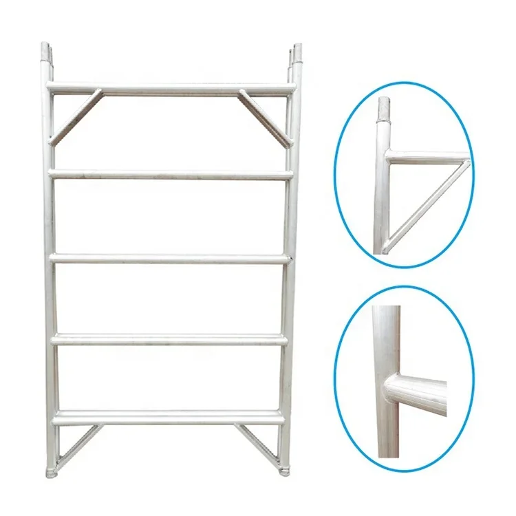 Industrial China Aluminium Ladder Scaffold Mobile Scaffoldings Light Aluminum Alloy Working Platform Building Construction