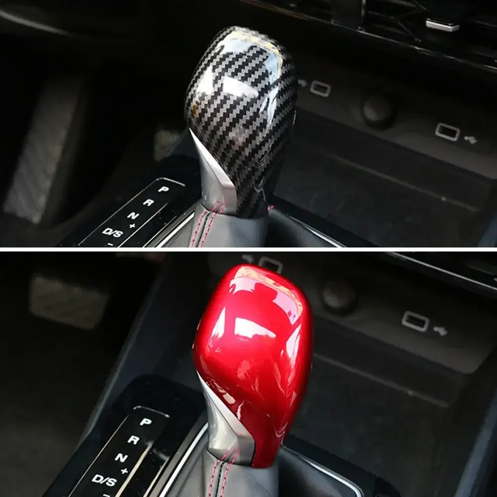 مقبض ناقل حركة السيارة غطاء ألياف الكربون شل ل MG5 MG6 MG ZS HS 2020-2016 2017 2018 2019 2020 2021 تصفيف السيارة السيارات الداخلية