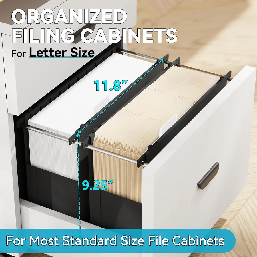 プラスチック製の追加容量ハンギングファイルフォルダーレターサイズ6パック高耐久3拡張アコーディオンポケット拡張可能な大型ハンギングF