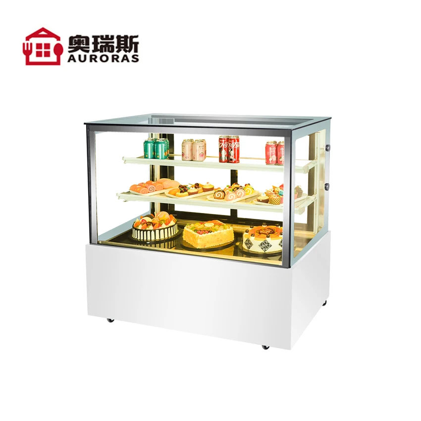 

High Quality Glass Door Chiller Freezer For Pastry Display For Bakery Store Premium Refrigeration Equipment