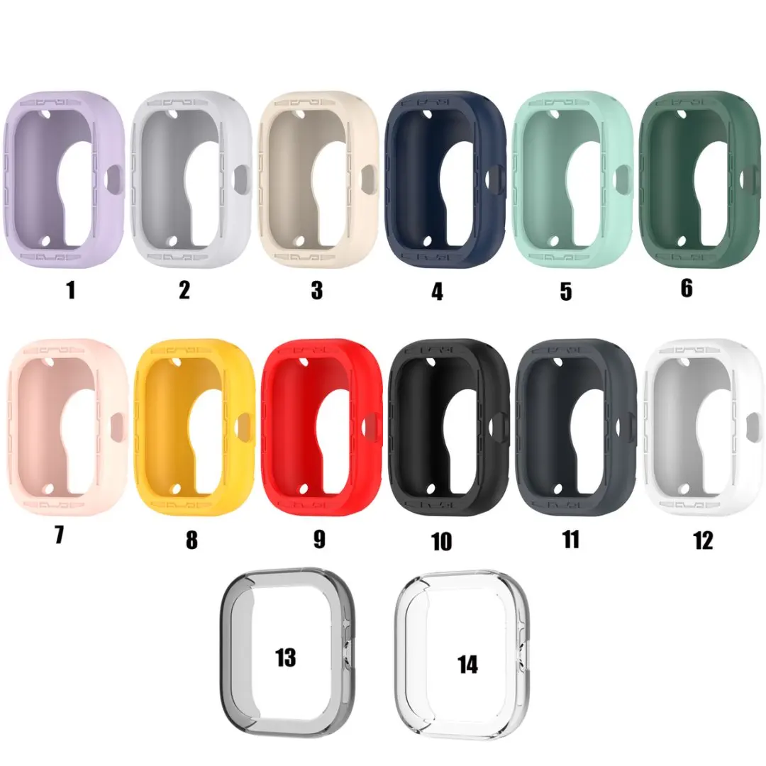 Soft Silicone Protector Case Cover Compatible For Redmi Watch 5 Protective Frame Shell Bumper Anti-scratch Shockproof
