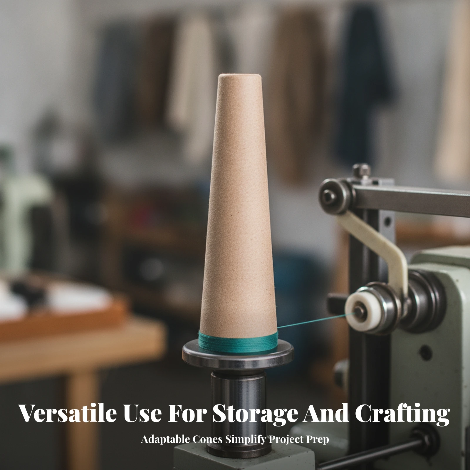 6 Pieces Yarn Cone Cores Blank Cardboard Yarn Cones Cardboard Cone Cores Tapered for Crafters, Weaving, Textile Storage