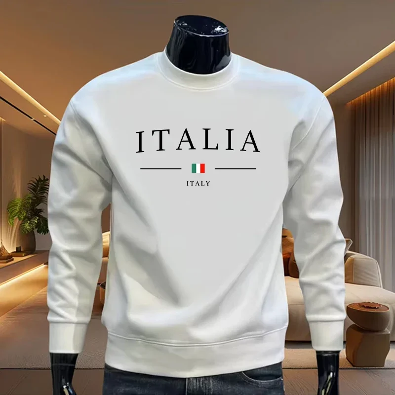 Men's Sweatshirts Printing O-Neck Quality Long Sleeves Man Popular Tops Sports Clothing Casual Pullover Jogging Casual Hot Sales