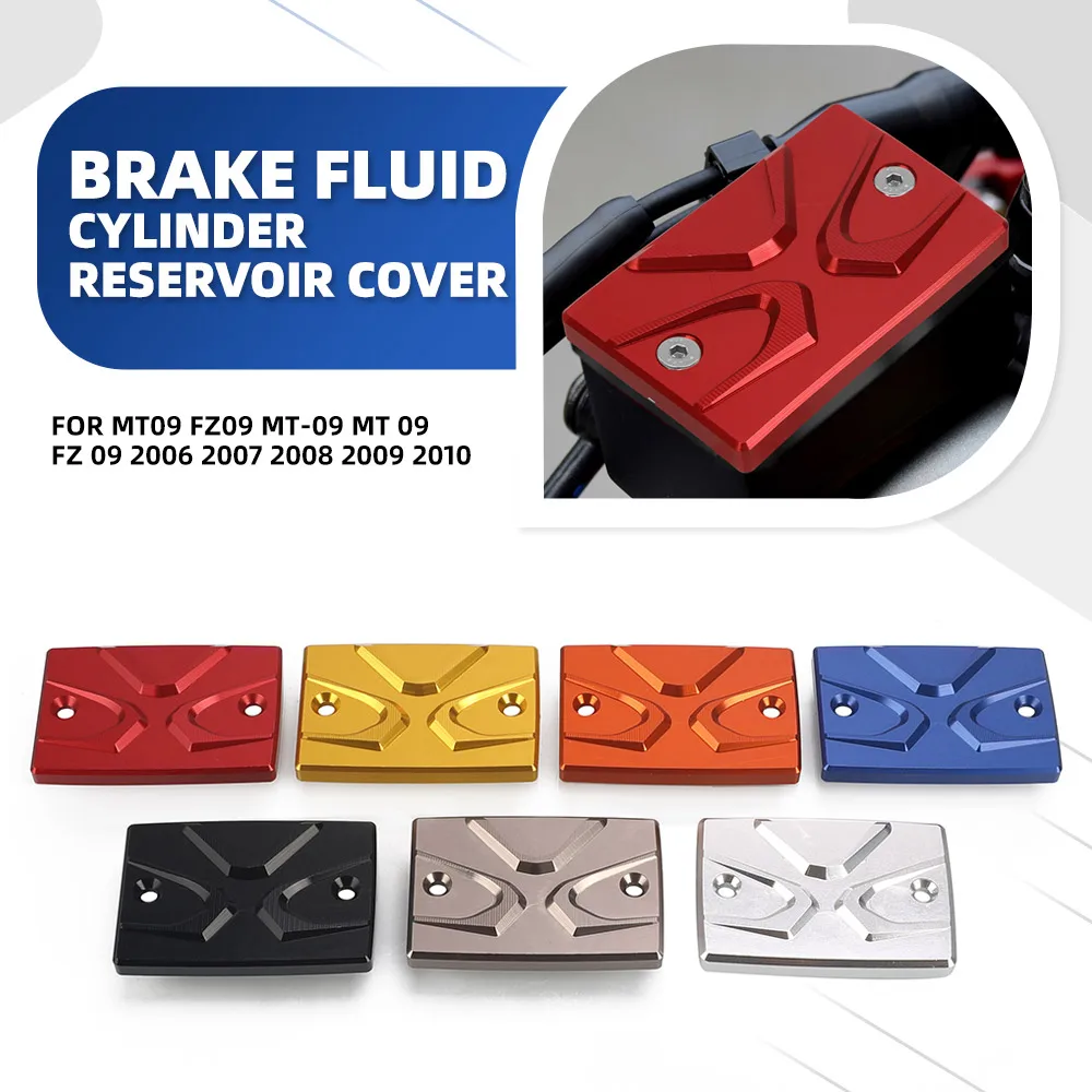 

For Yamaha MT09 FZ09 MT-09 MT 09 FZ 09 2006 2007 2008 2009 2010 Front Brake Reservoir Master Cylinder Cover Cap Aluminum