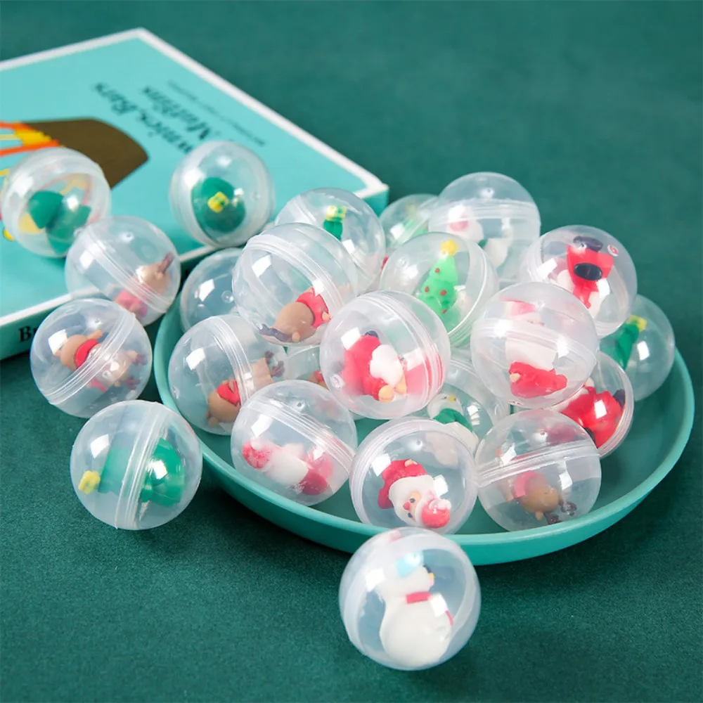 10 ชิ้น/ถุงการ์ตูนคริสต์มาสตุ๊กตา Twister ของเล่นเด็กวันเกิดคริสต์มาสของขวัญโรงเรียนรางวัลสมบัติกล่องของขวัญกระเป๋า FILLER