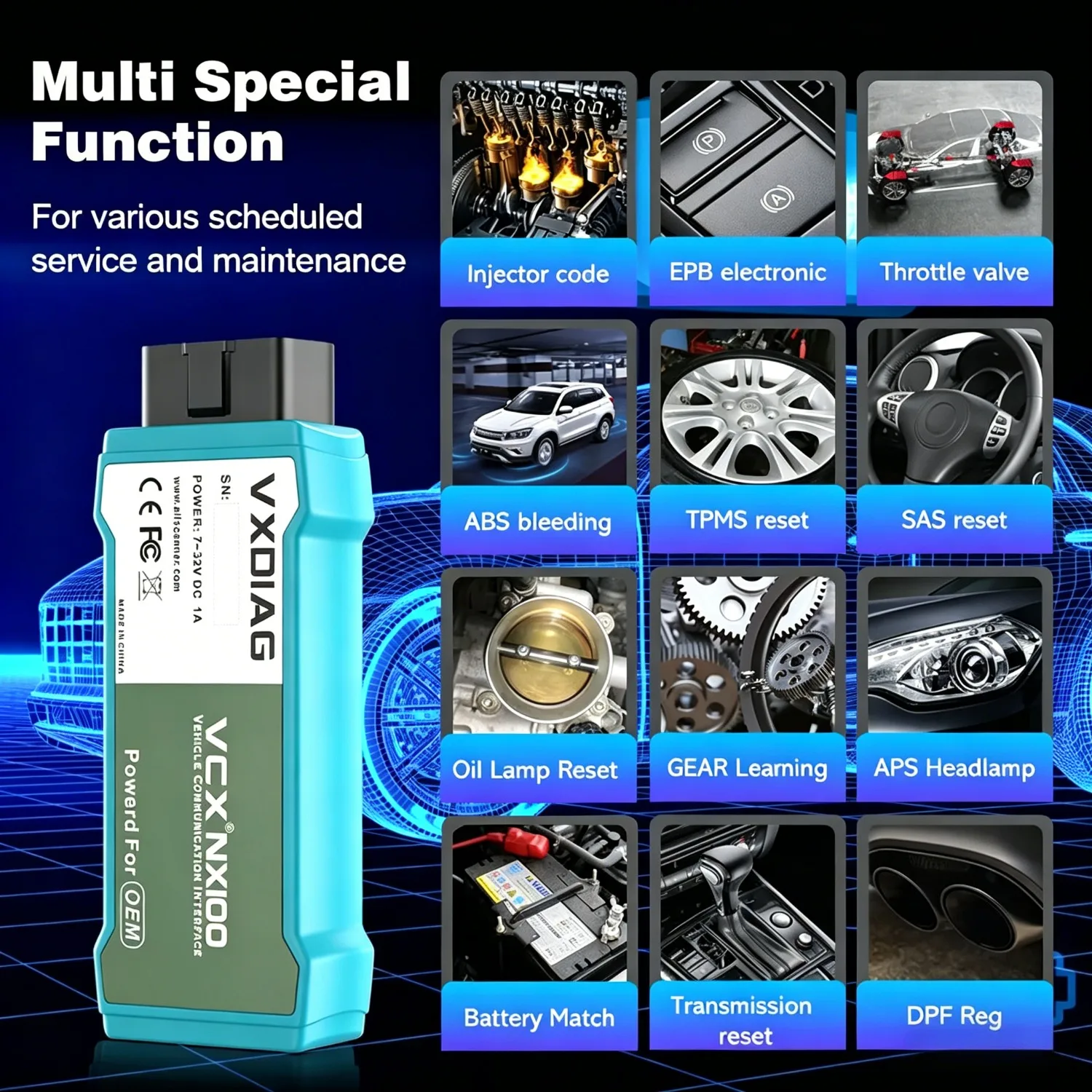 VXDIAG VCX NANO Full System Diagnostic Programming Interface For Volkswagen, Audi, Skoda, VAG, and SEAT J2534 ECU Programming view 3