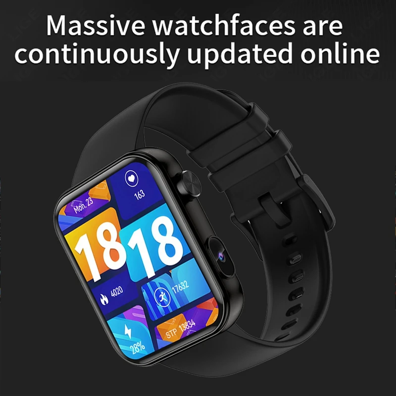 

Смарт-часы для мужчин и женщин, камера для фотографий, запись видео, здоровье, спорт, фитнес, водонепроницаемые умные часы с вызовом BT