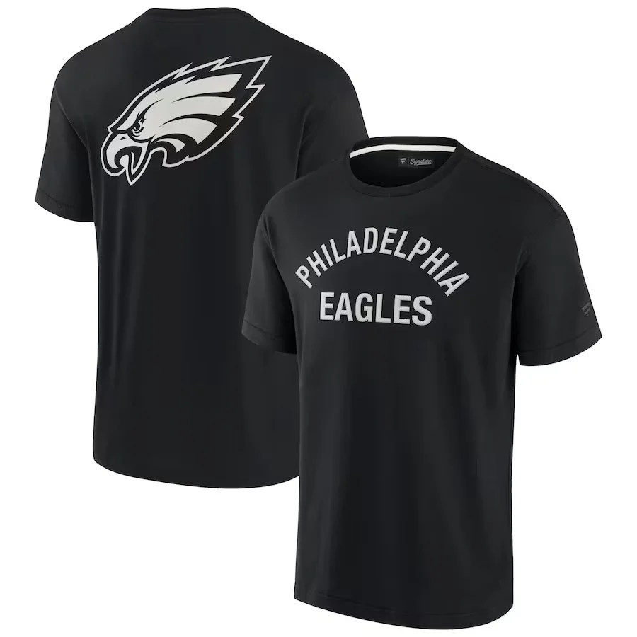 Summer New European Rugby Philadelphia Eagle Pure Cotton T-shirt Short Sleeve Men\'s Summer Casual Short Sleeve Couple Top