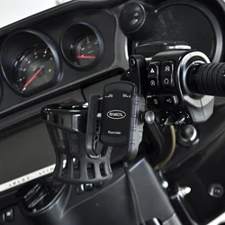 Panical Handlebar Accessory Mounting Extension Bracket Bar Cup Phone Holder For Harley-Davidson Road Street Glide 2014-2024
