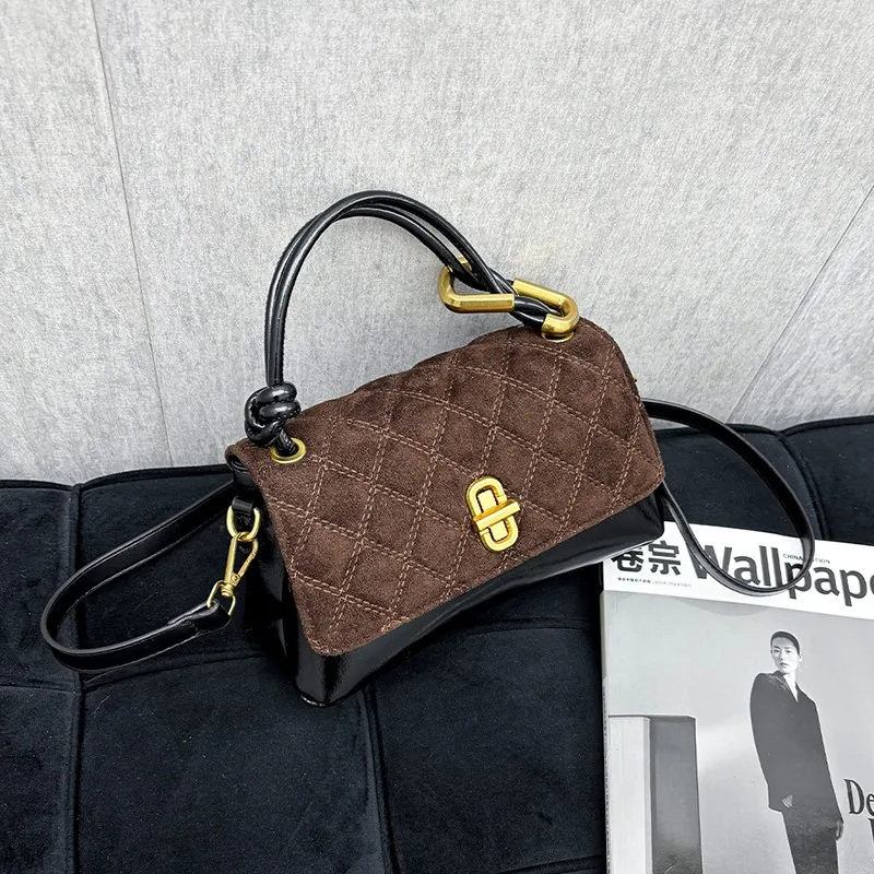 

Высококачественная минималистичная винтажная сумка с модным дизайном логотипа с буквенным принтом, роскошная сумка-мессенджер