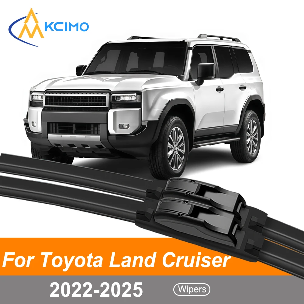 

Durable Blade Wipers Set of 2 For Toyota Land Cruiser J300 2022-2025 Quiet Streak-Free Cleaning Front Windshield Wiper Blades
