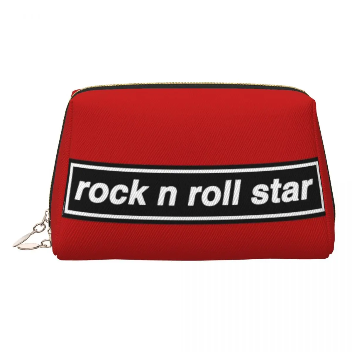 Rock N Roll Star Women Cosmetic Bags Travel Makeup Organizer Pouch Toiletry Storage Dopp Kit Box