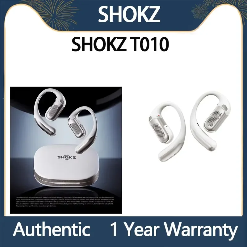 Brand For Shokz OpenFit Pro Open Wireless Earbuds, Ultra Light Comfort Earhooks, Bluetooth 5.4, Premium Sound, Sweatproof