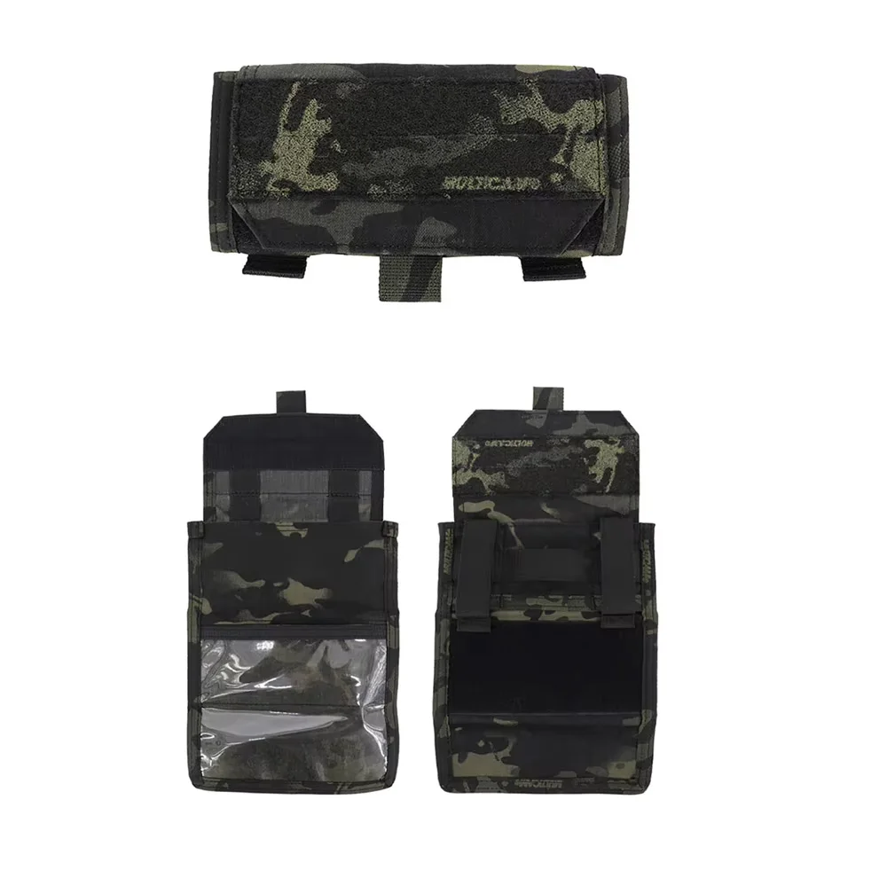 Outdoor Tactics Vest Molle Chest Map Bag Foldable Admin Pouch Chest Storage Bag