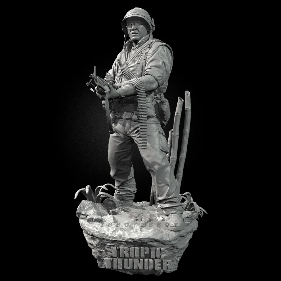 The height of man 50mm 75mm 90mm Resin Soldier model kits figure colorless and self-assembled （3D Printing ）TD-7451/3D