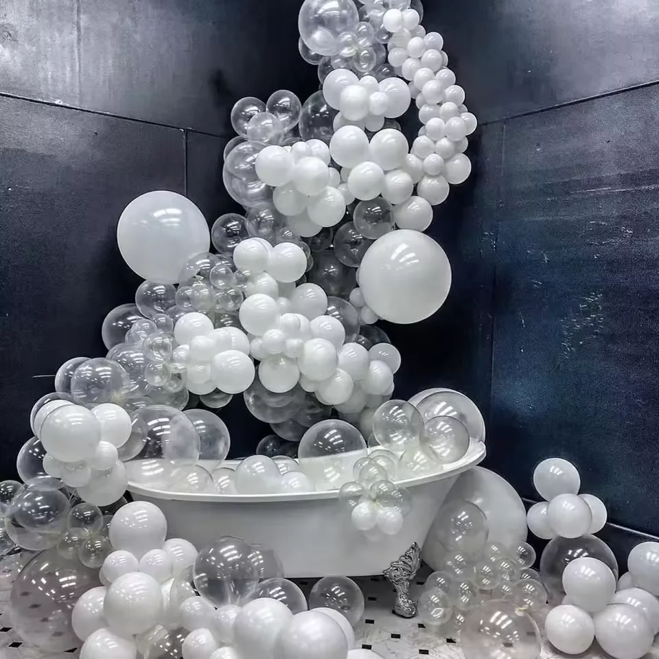 20/30/50 Stück klare Luftballons 5 Zoll transparente Latexballons Hochzeit Geburtstag Babyparty Event Party Hintergrund Girlande Dekoration – Detail 3