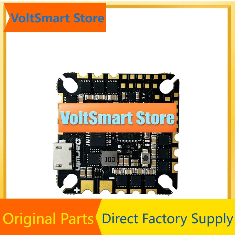 VoltSAIO F4 Flight Controller For Darwin FPV Drone With AM32 32Bit ESC AT32F435 Chip