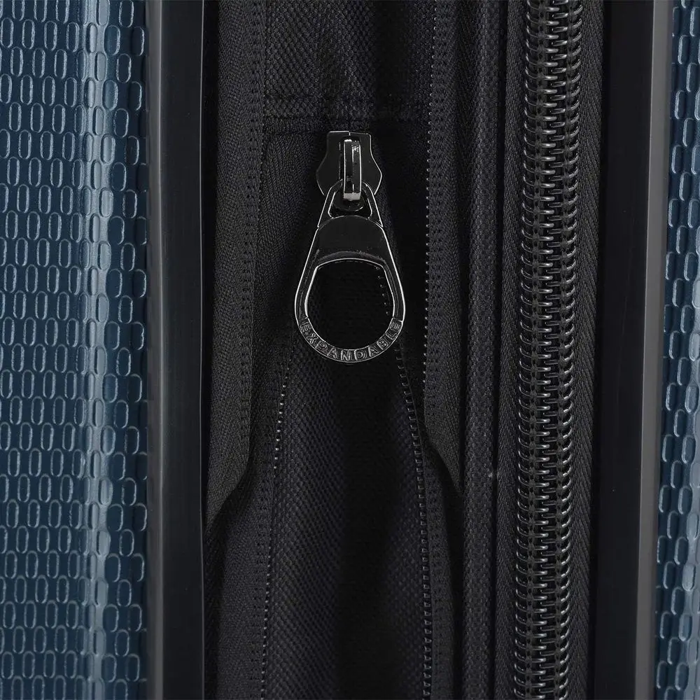 Nieuwe London II Navy Hardside uitbreidbare spinnerbagage, 29, groot, geruit