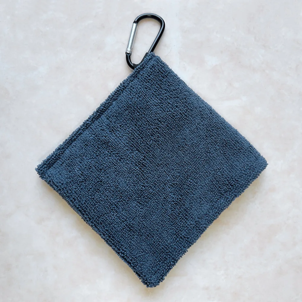 Efficient Golf Towel Microfiber Cleaning Cloth Sport Accessory For Removing Grass Mud From Golfing Clubs And Balls