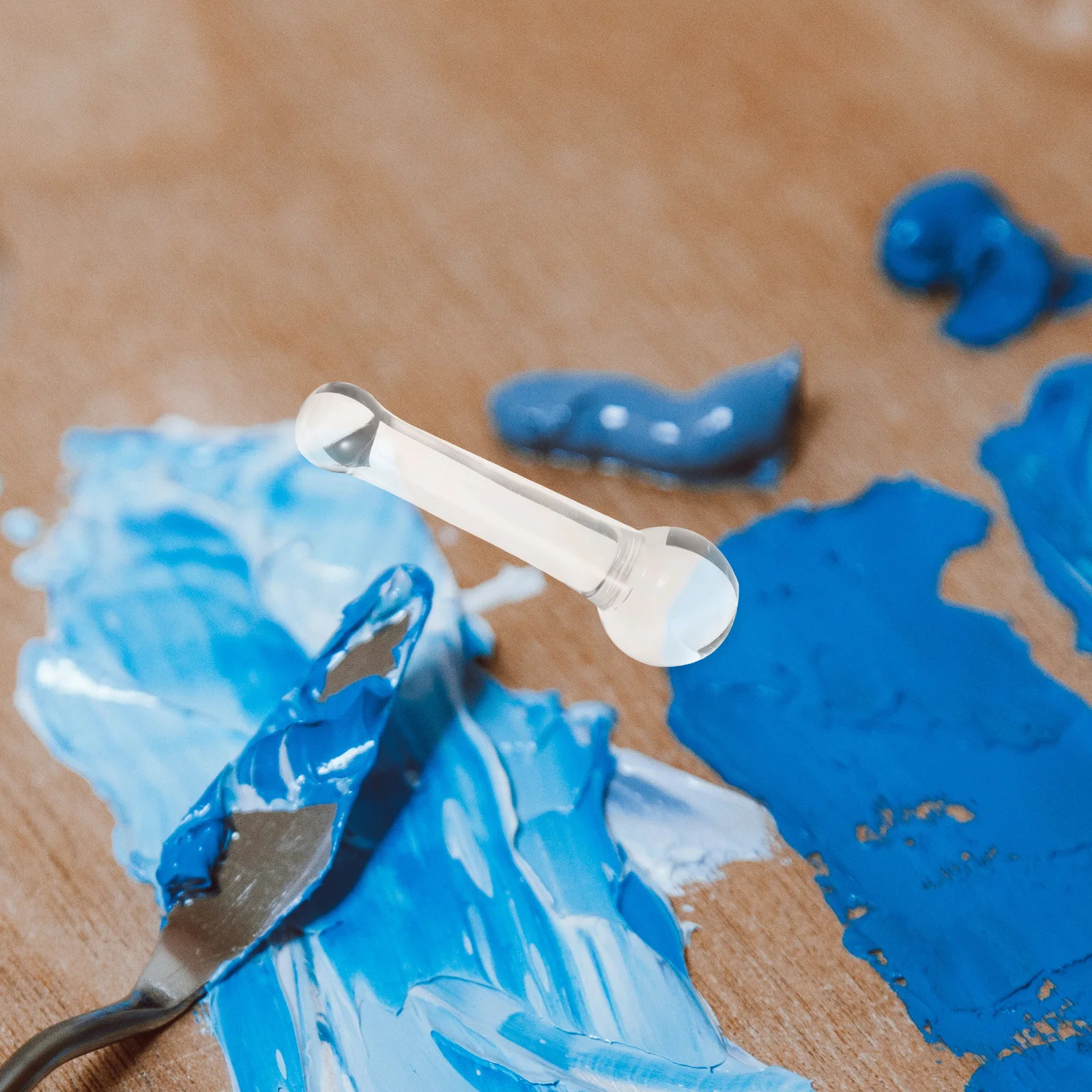 شفافة المجال الكريستال والزجاج طحن مدقة الصباغ قضيب لمكتب المائية النفط اللوحة أدوات التدريس العملي