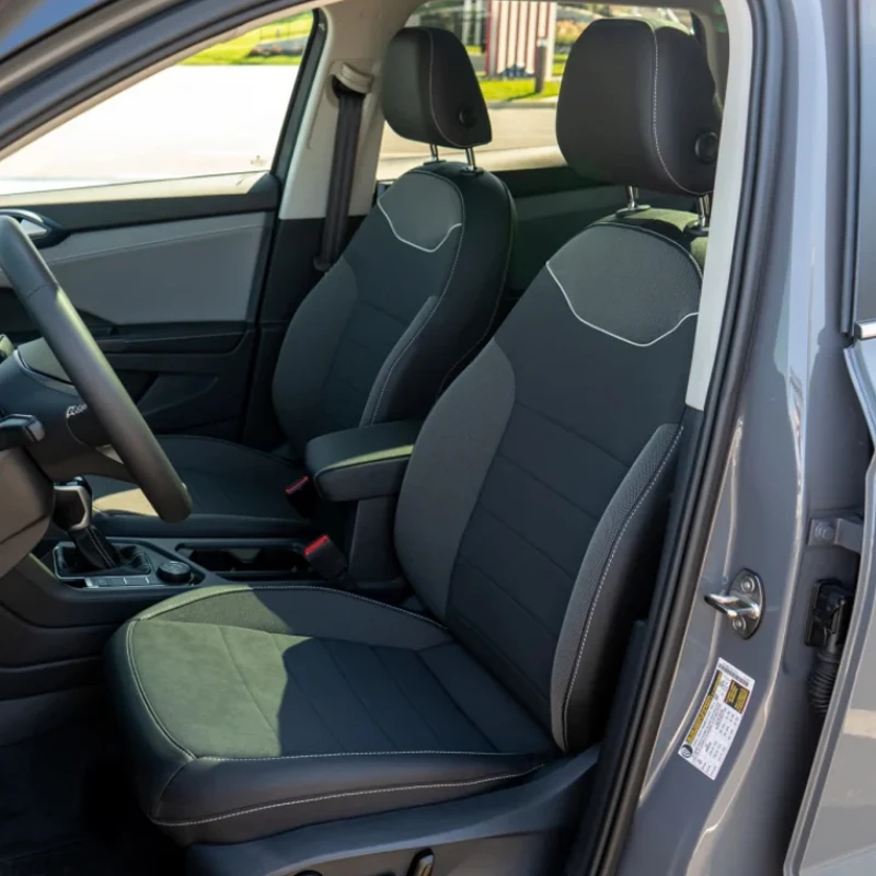 Custom Fit for 2022 2023 2024 Volkswagen Taos VW Taos S SE SEL Car Accessories Seat Cover 5 Seats Full Set Top Quality Leather