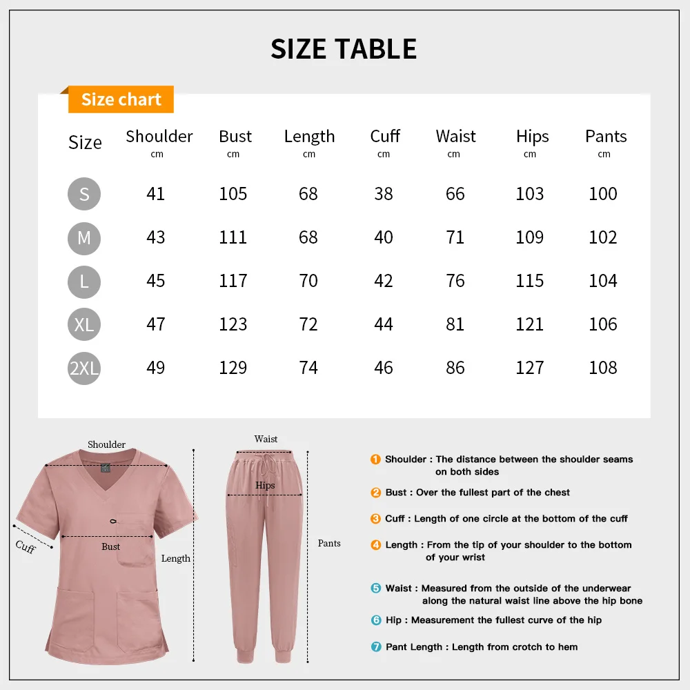 Nurse Accessories Pet Hospital Scrubs Sets Medical Clothing Women Dental Clinic Work Uniforms Beauty Salon Spa Workwear Overalls