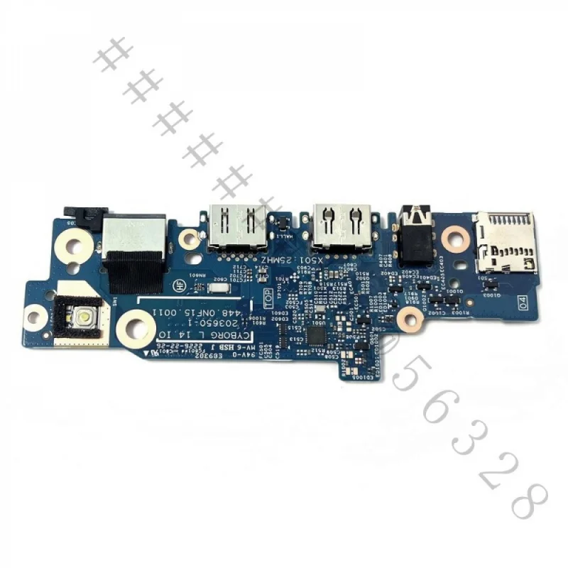 AA+New USB RJ45 Ethernet IO Board PN 0F78FC For Dell Latitude 3420 E3420 Laptop Network Port Daughterboard Replacement Parts