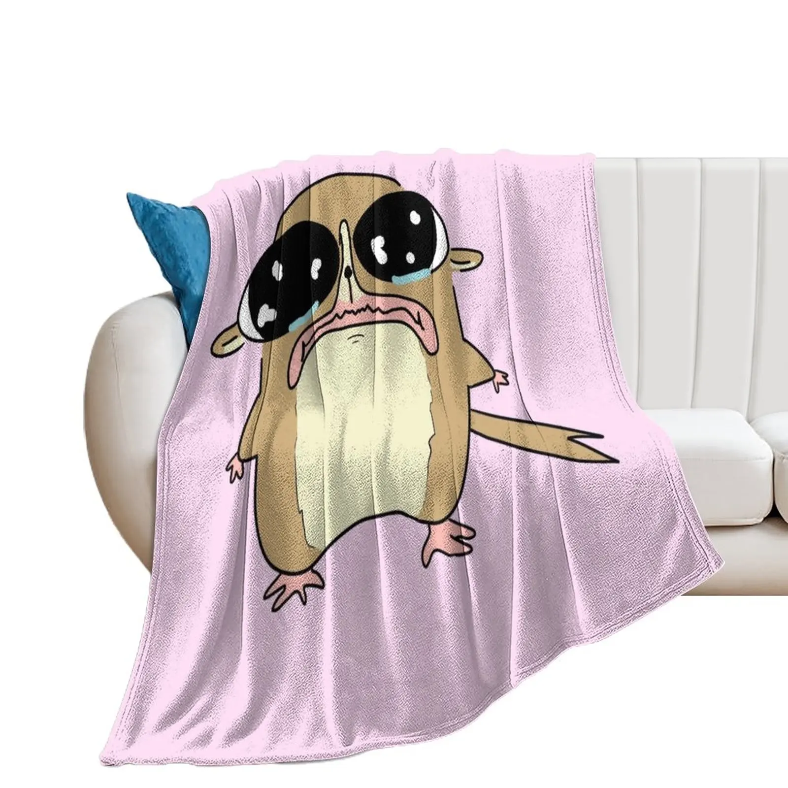 

sad scrungly pathetic mort Throw Blanket Sofa Throw Travel Soft Plush Plaid Polar Blankets