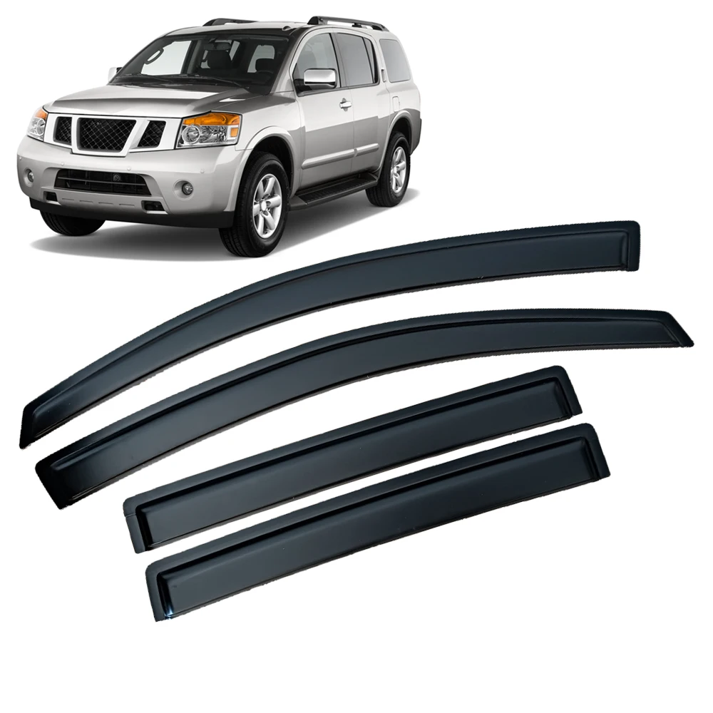 Оконный козырек для NISSAN ARMADA TA60 2004 2005 2006 2007 2008 2009 2010 2011 2012 2013 2014 2015 2016 ветрозащитные дефлекторы от дождя