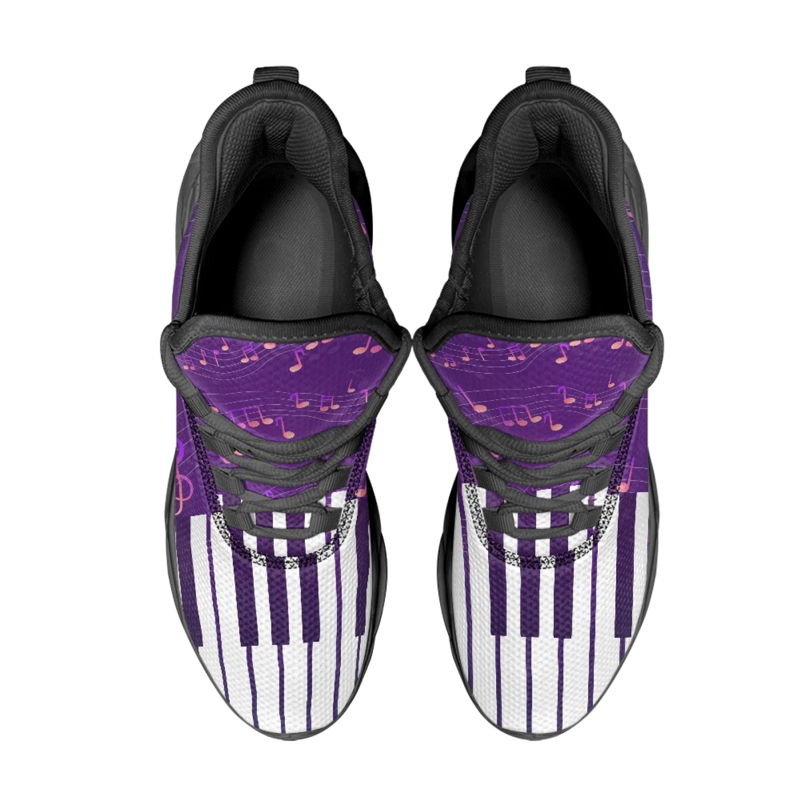 PENSTROLL Music Notes Non Slip Fashion Sneakers Men's Tennis Shoes for Mens Casual Mens Running Shoes