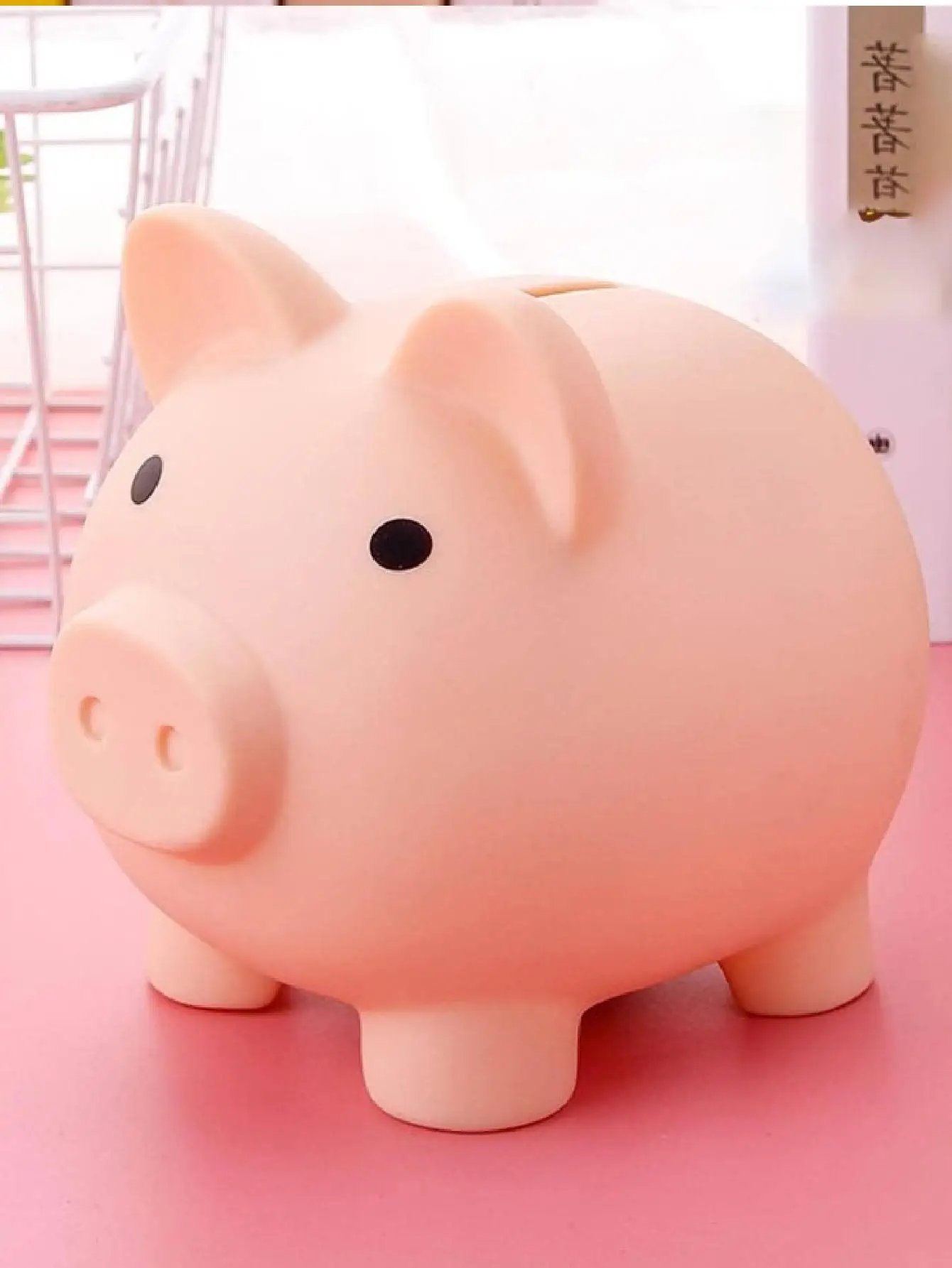 Piggy Bank, Unbreakable Plastic Money Bank, Coin Bank for Girls and Boys, Medium Size Piggy Banks, Practical Gifts for Birthday,