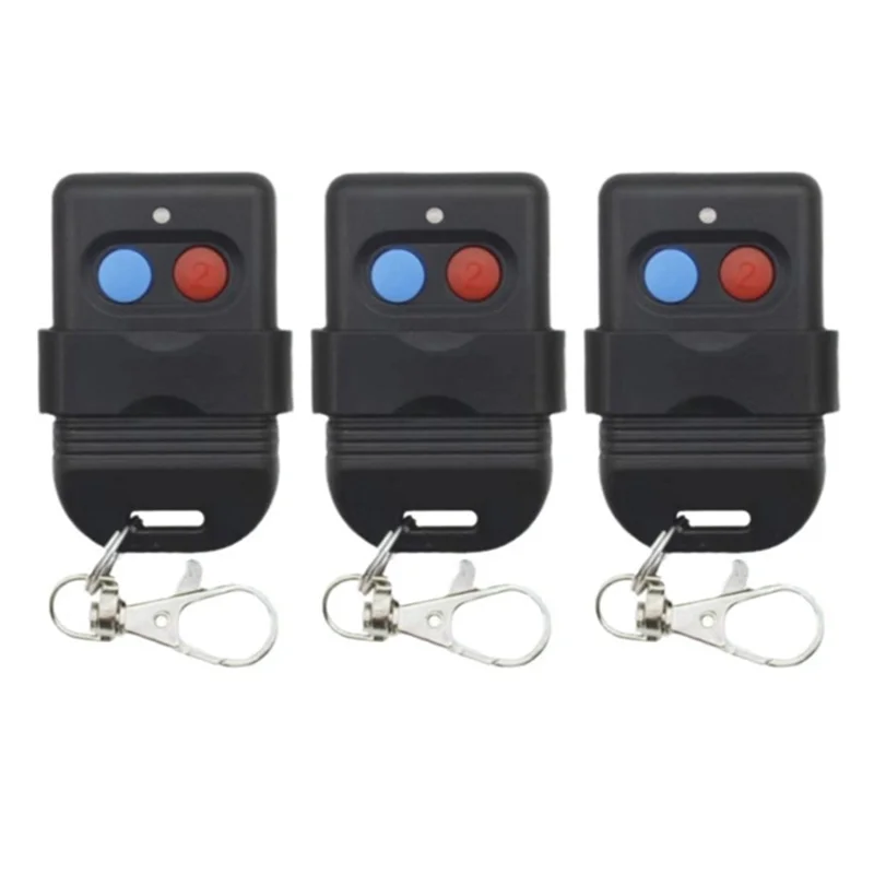 【B89E】SMC5326 3Pcs 330Mhz Auto Gate Remote Controller 8 Dip Switch Wireless Keyfob Duplicator Garage Door Opener