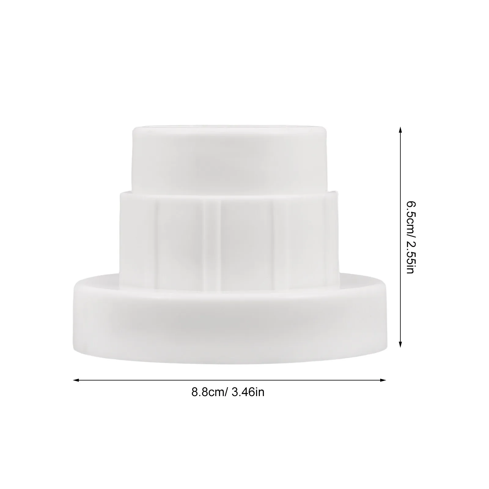 Pool Fountain Adapter Triple Layer Dual Thread Leakproof Anti Aging Pool Water Feature Connector Pump Connection Adapter