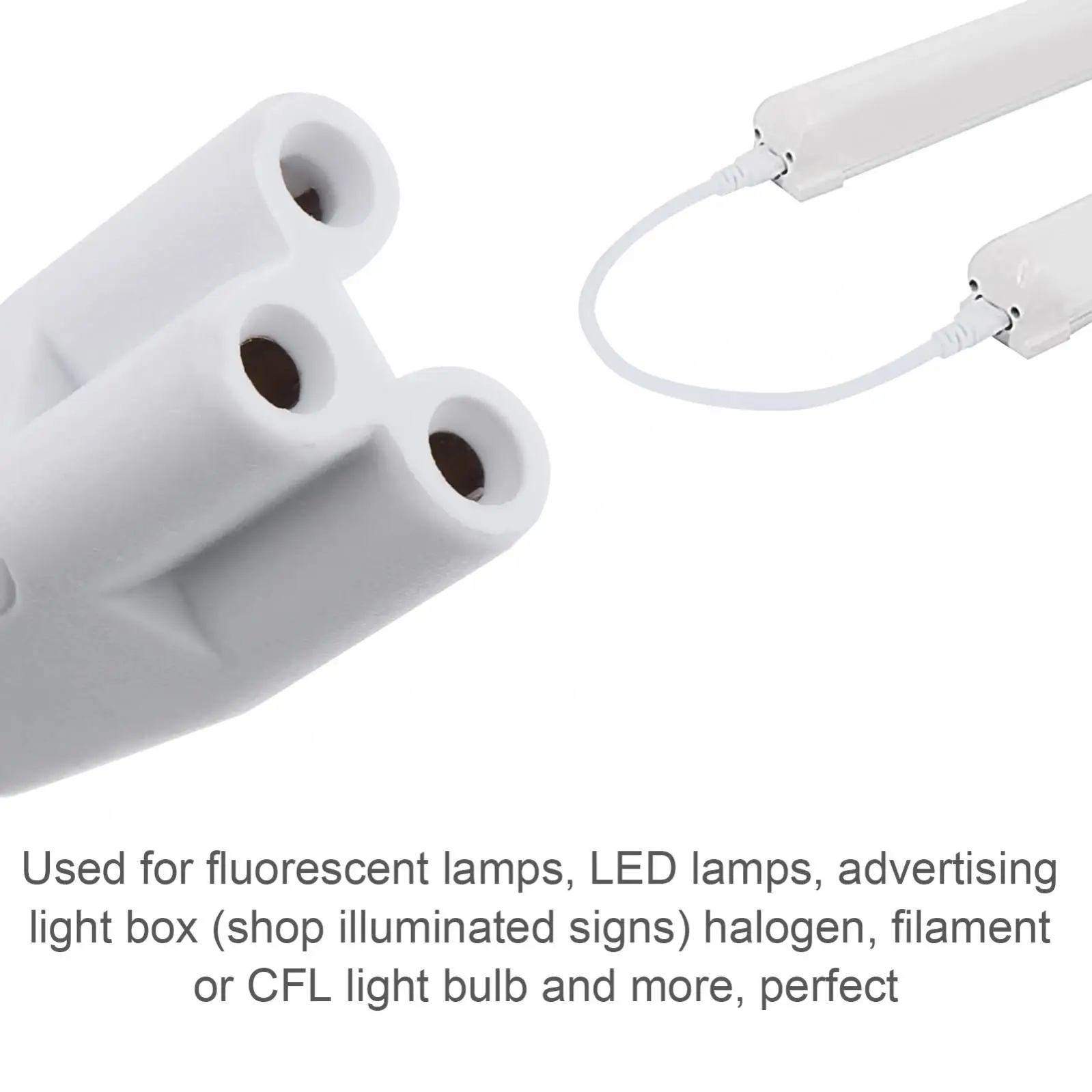 T5 T8 Tubo Lampada LED Collegamento Able Cavo 3Pin Lampada Cavo di collegamento Tubo LED Portalampada Raccordi, T5 T8 Cavo di collegamento