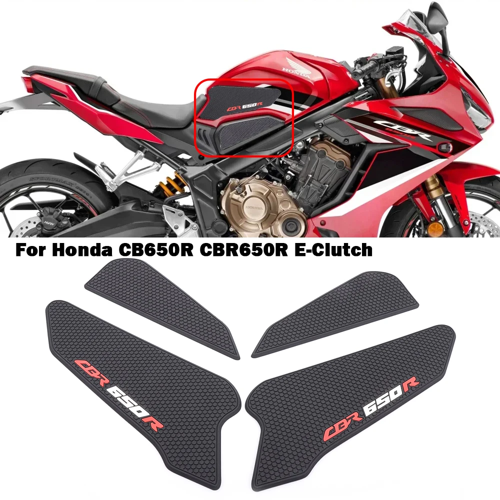 

Motorcycle Tank Traction Pad Anti Slip Sticker Gas Knee Grip Protector For Honda CB650R CBR650R E-Clutch 2019 to 2024 2025