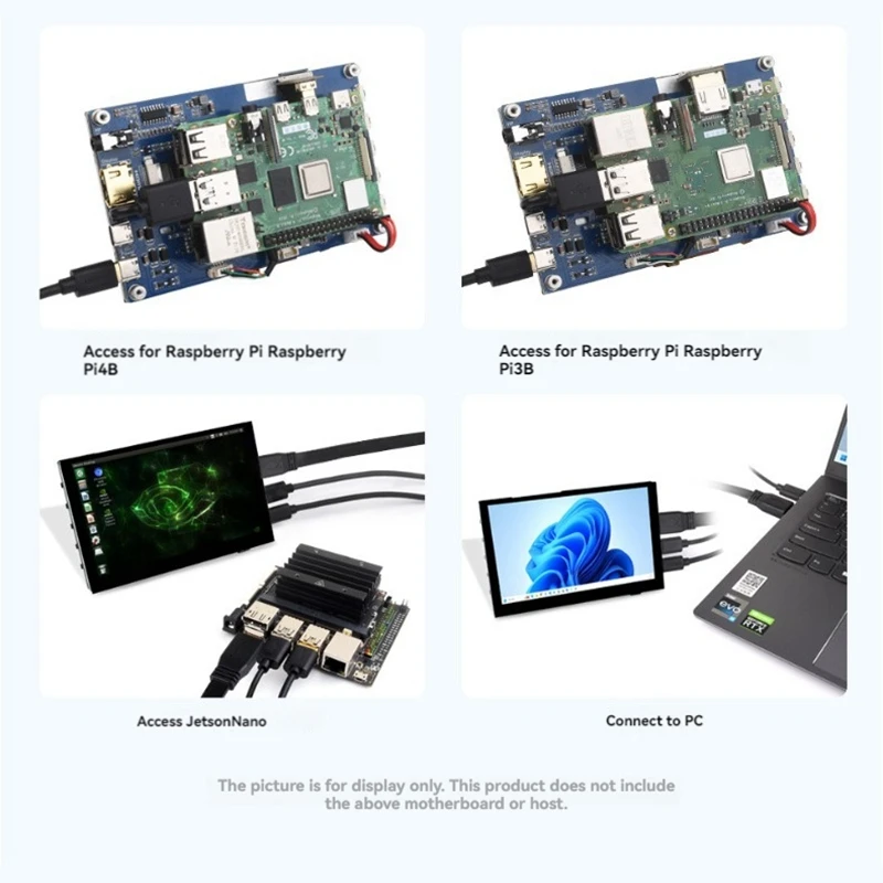 5Inch Capacitive Touch Screen IPS 1024X600 HD -Compatible For Raspberry Pi/Jetson Series Motherboard/PC Screen