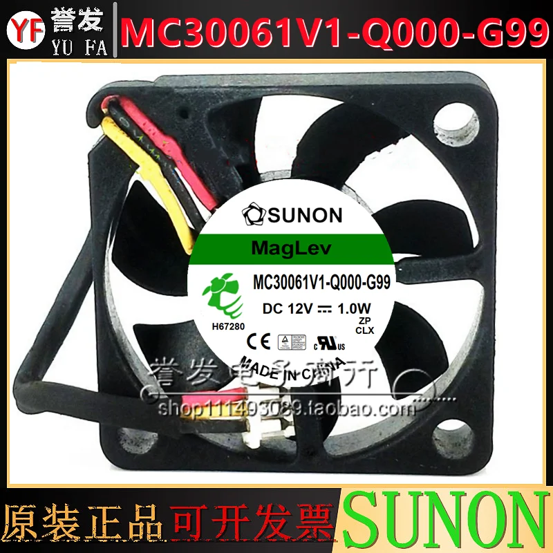 جديد الأصلي MC30061V1-Q000-G99 12V 1.0W 3006 30x30x06 مللي متر مروحة التبريد المبرد MF30060V1-1000U-G99