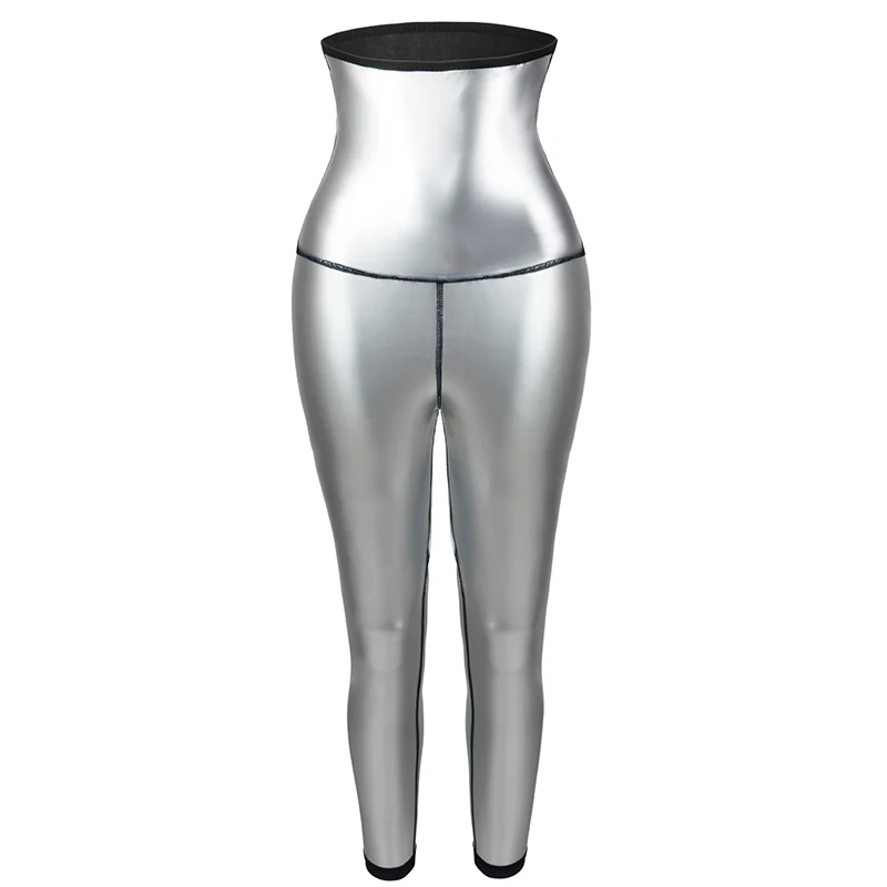 Women Sauna Suit Pants Fitness Exercise Slimming Leggings Compression Workout High Waist Trainer Hot Thermo Sweat Belly Trimmer