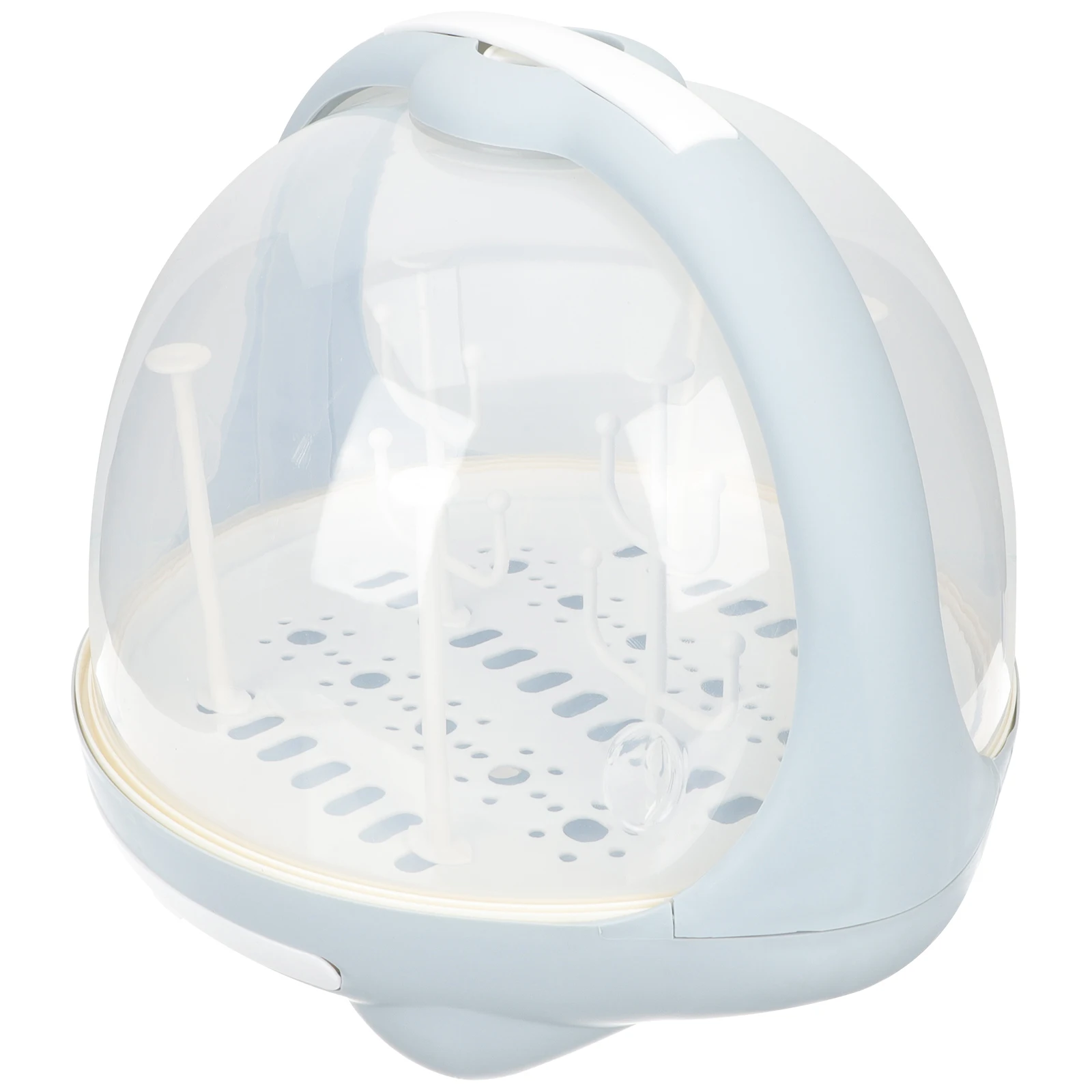 

Baby Bottle Storage Box Feeding Organizer Portable Drying Rack Holder Child Safe Material PP Bottle Container Easy Cleaning
