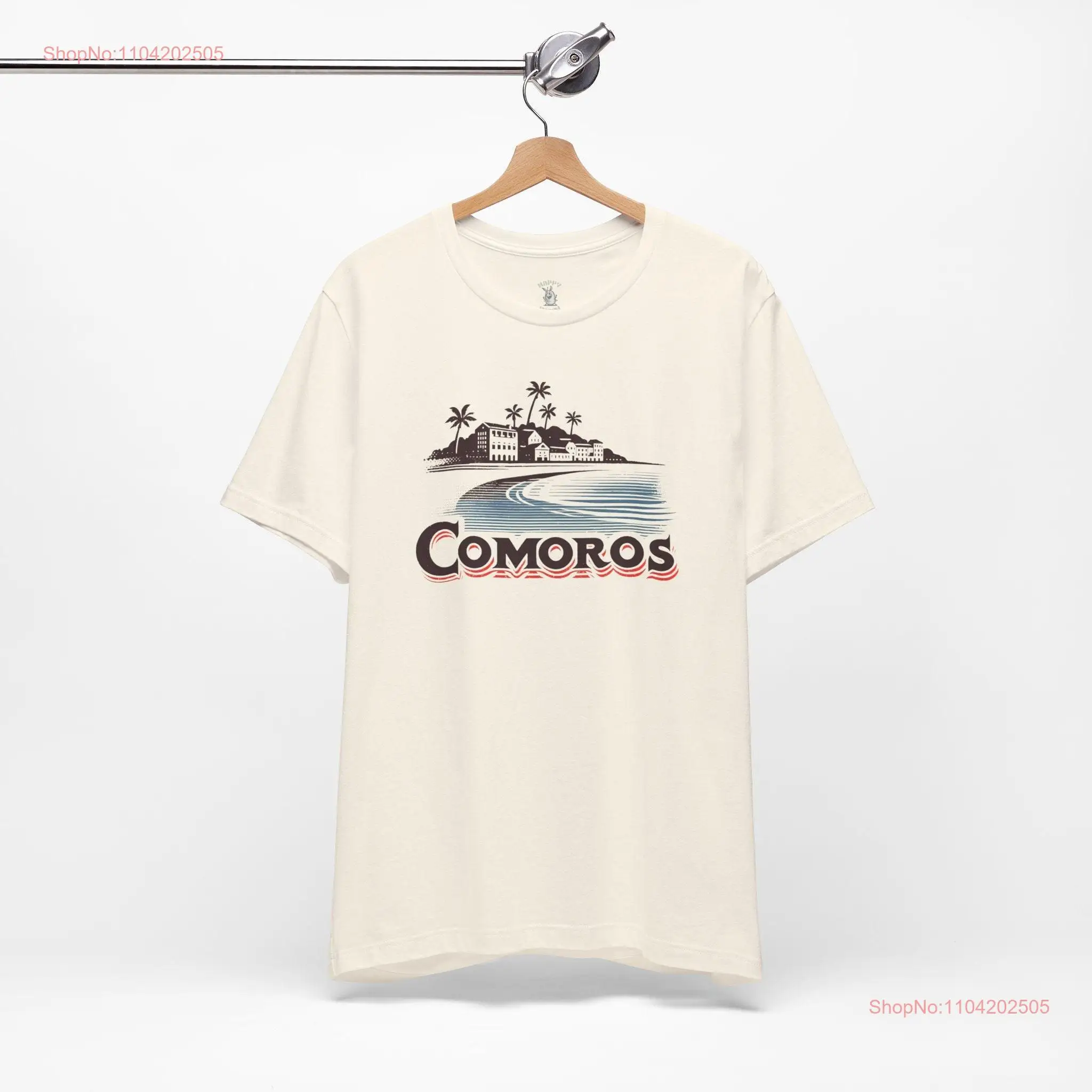 Retro Comoros T Shirt for Trip Popular Vintage Island Apparel Summer Spring Fall Stylish Faded Beach