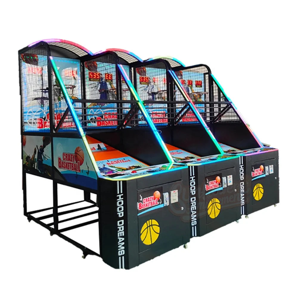 

Indoor Amusement Game Coin Operated Machine Sport & Amusement Equipment Basketball Arcade Games Machinepromote sales