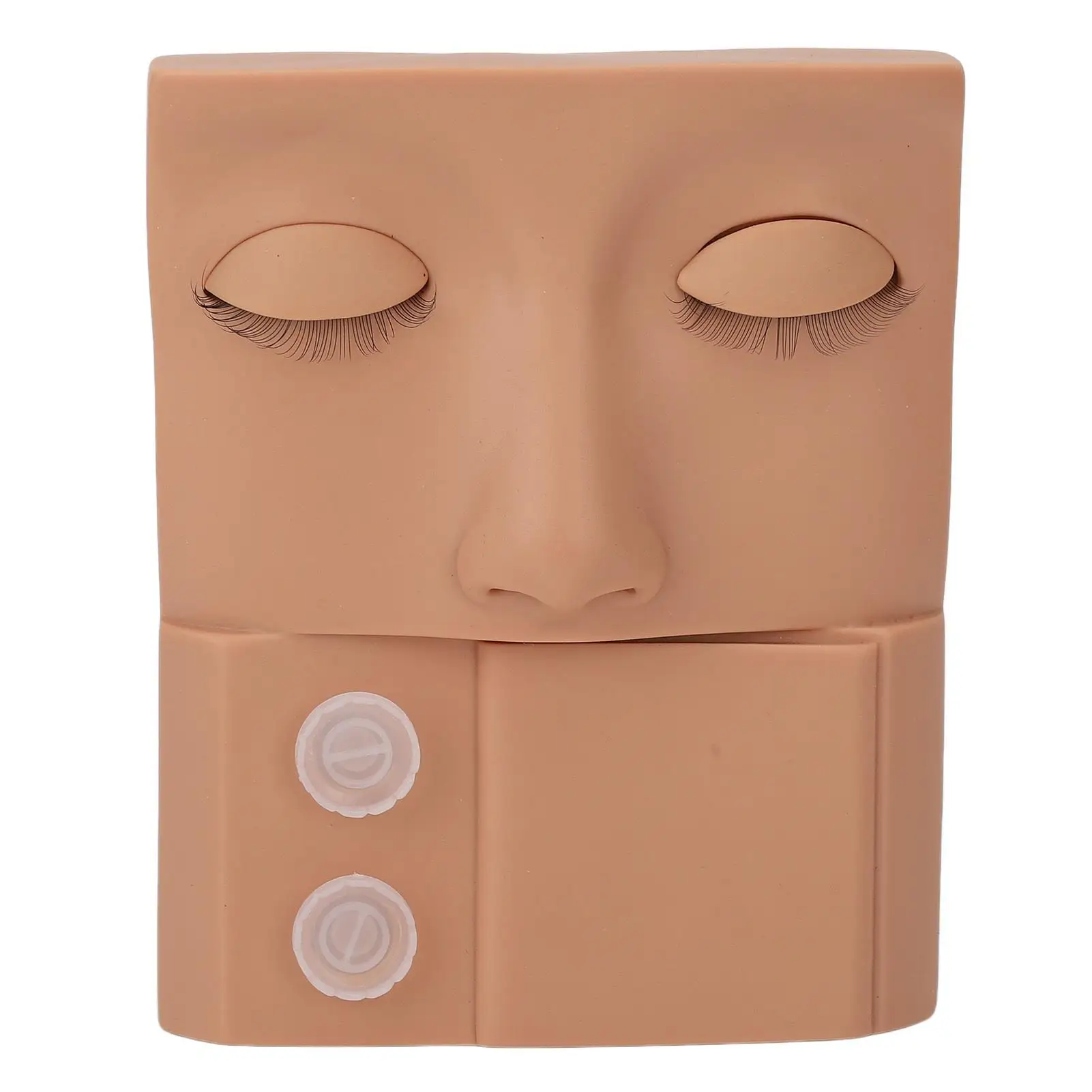 

Lash Mannequin Head Replaceable Eyelid Eyelash Extension Practice Model PVC Makeup Tool