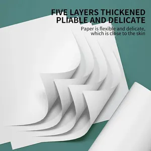 Rolo grosso do papel higiénico, polpa de madeira virgem, rolos grandes do agregado familiar, 5 camadas, 40 ou 30 rolos 10 principais vendas papel higiênico - №6