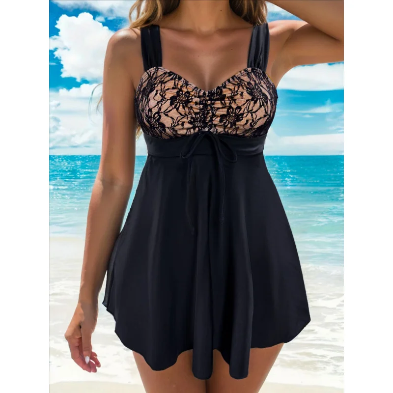 2025NewtankiniPrinted Sexy High-Waisted Bikini Two-Piece Swimsuit for Women