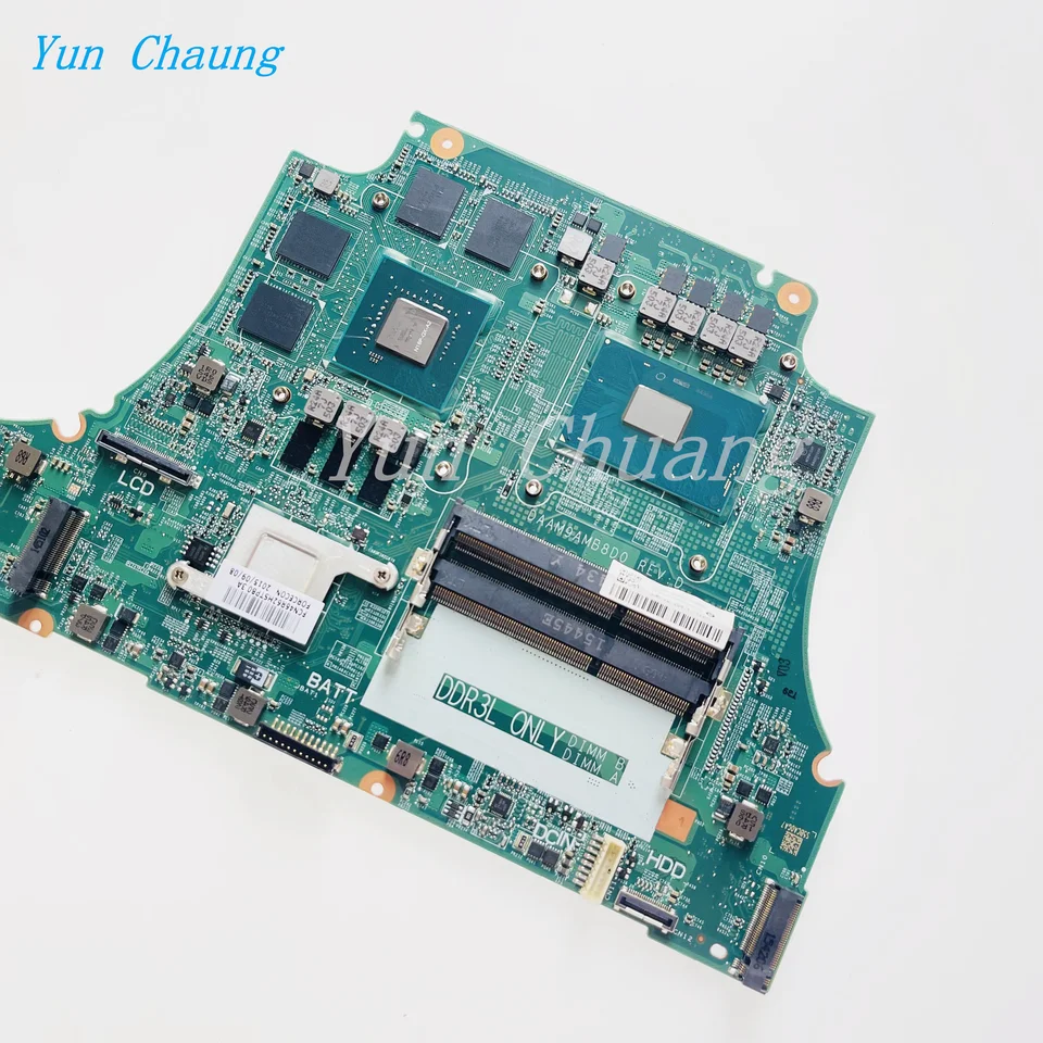 マザーボード DELL AM9A Core i7-6700HQ GTX960M 4GB For dell Inspiron 15 7559 Laptop Motherboard CN-0MPYPP CN-0NXYWD