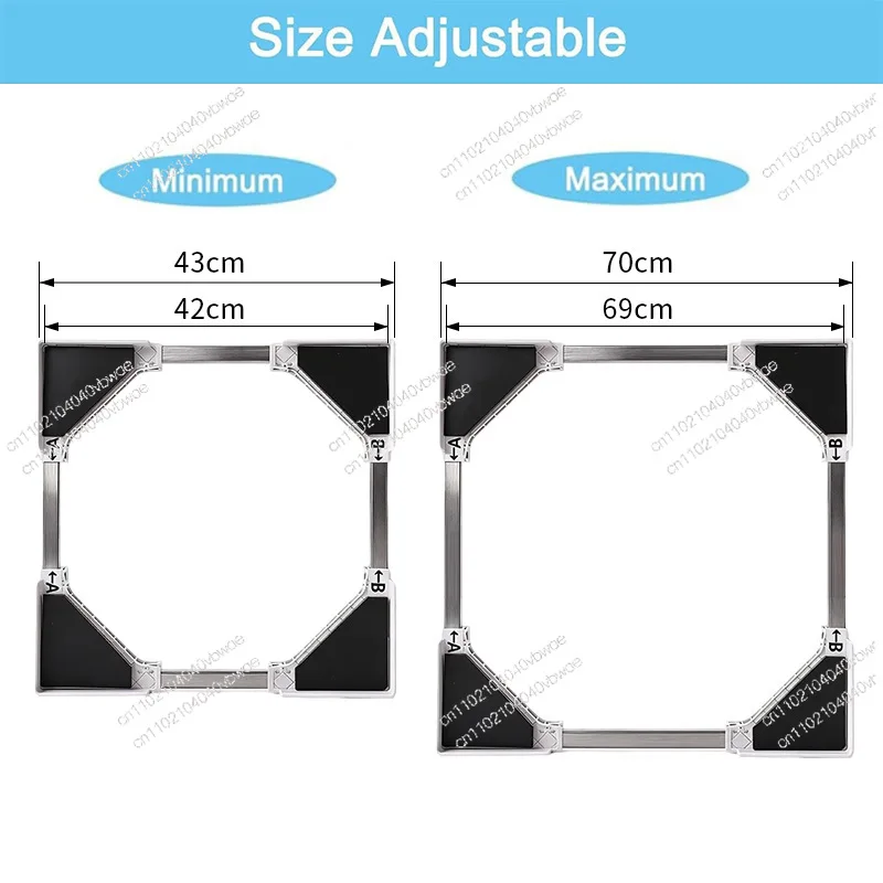 Washing Machine Stacking Rack, Assembly-free Washing, Drying, Stacking Rack Storage, Drying, Dryer Storage Base