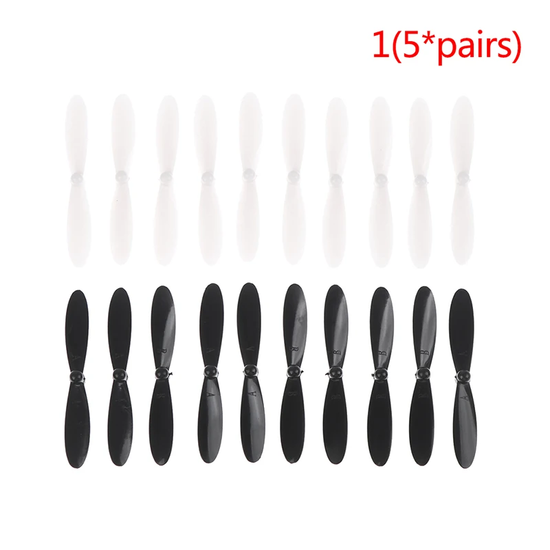 4 or 20pcs 55MM long Propeller For HUBSAN X4 H107 H107C H107D Quadcopter (2/10pair)